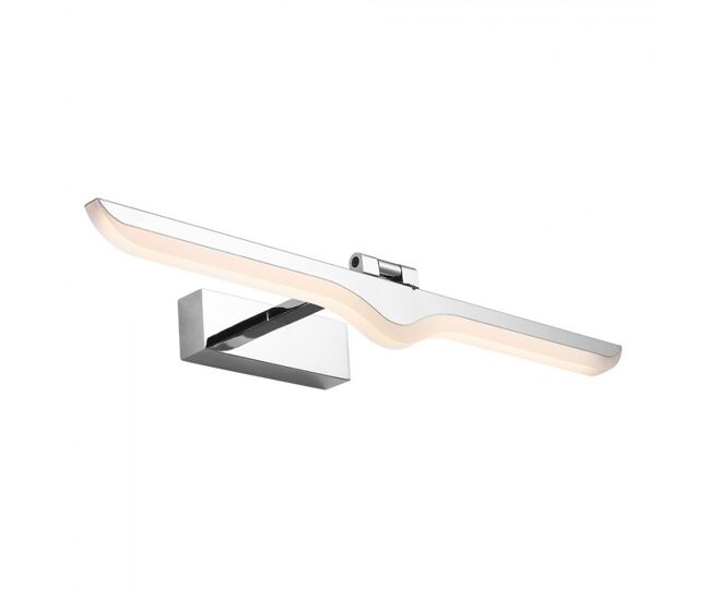 Iluminacuadro metal color cromo serie greco 54cm