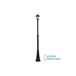 Farola Para Jardin Aluminio Serie Auriga Farola Para Jardin Aluminio Serie Auriga Negro