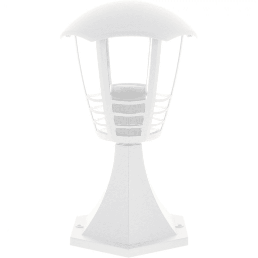 série terva candeeiro de parede exterior em alumínio branco de 17 cm