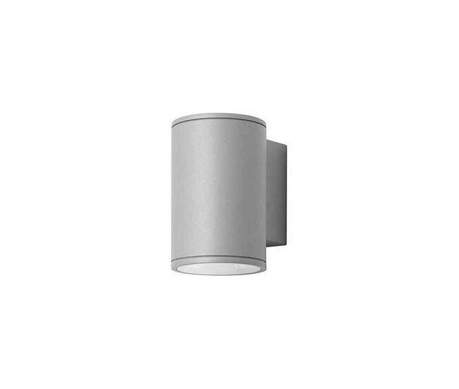 Aplique de exterior aluminio color gris serie orion single 9cm