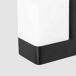 Aplique De Pared Aluminio Serie Opalo Aplique De Pared Aluminio Serie Opalo Negro
