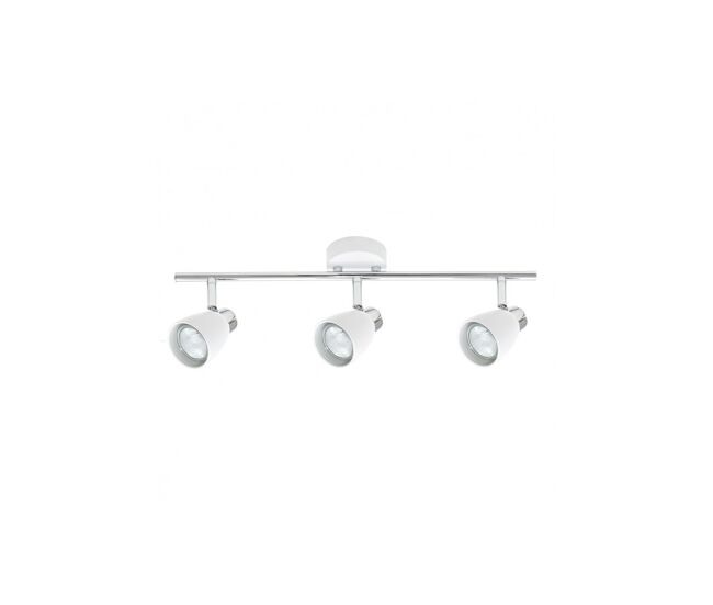 Aplique pared metal color blanco serie diego 14cm