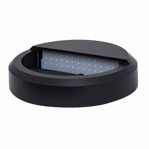 candeeiro de parede para exterior em metal cinzento série lordelo 5,5cm