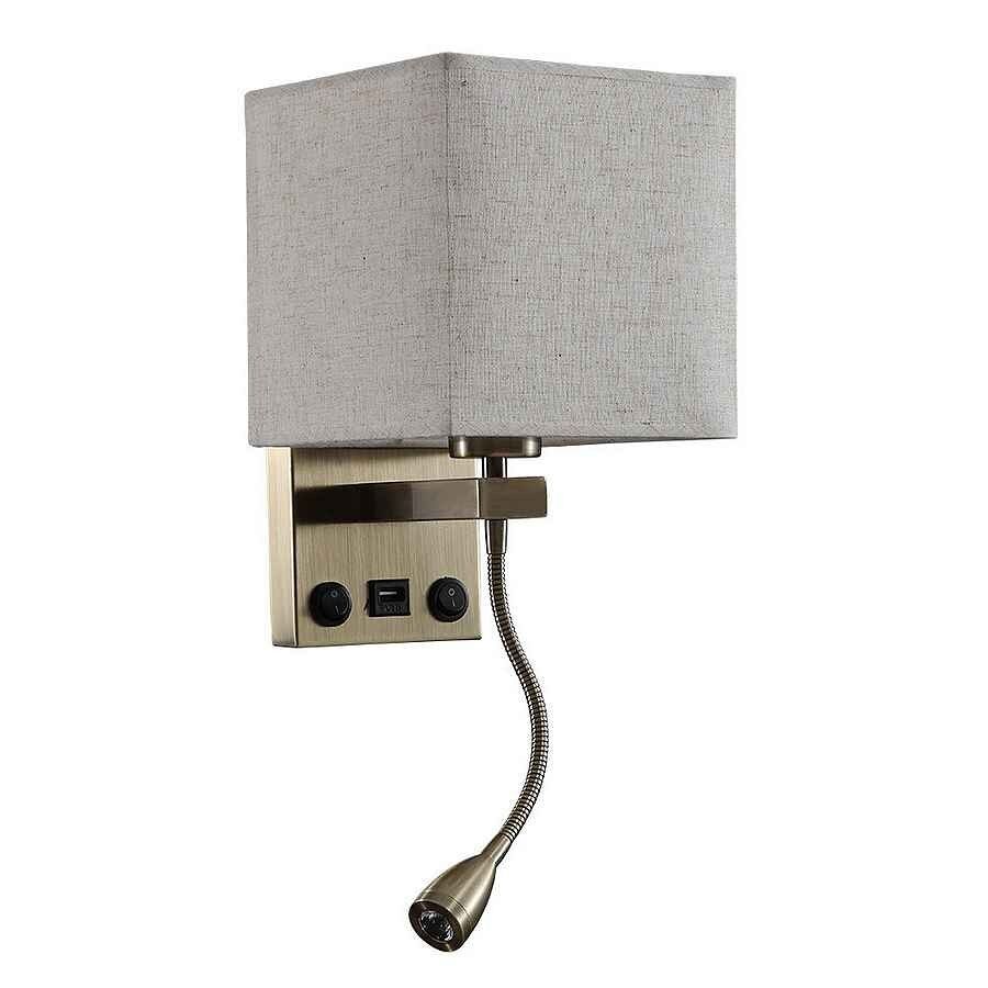 Aplique De Pared Metal Serie Stephen