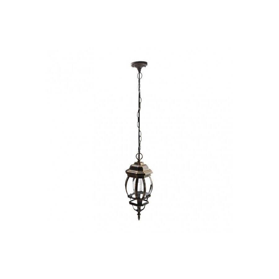 Colgante para exterior aluminio color negro serie caelum 16cm