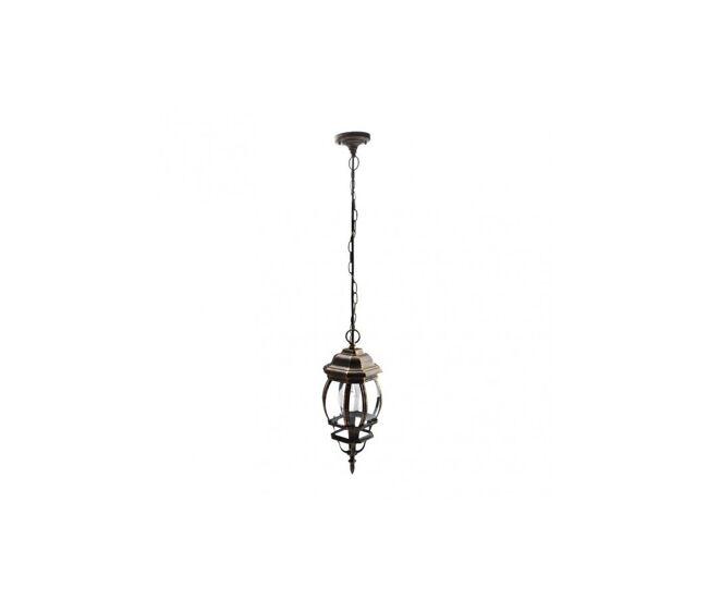 Colgante para exterior aluminio color negro serie caelum 16cm