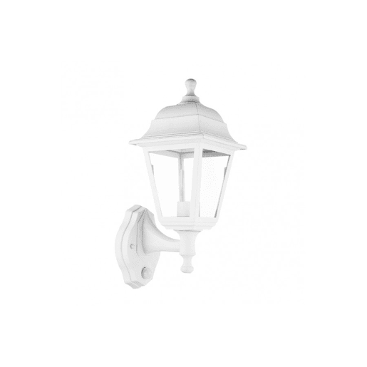 candeeiro de parede exterior em policarbonato branco série albahaca 15cm candeeiro de parede exterior em policarbonato branco série albahaca 15cm