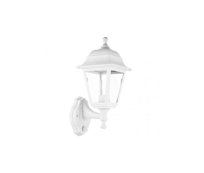 Aplique de exterior policarbonato color blanco serie albahaca 15cm