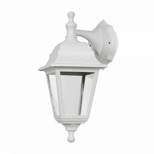 candeeiro de parede exterior em policarbonato branco série albahaca 15cm candeeiro de parede exterior em policarbonato branco série albahaca 15cm