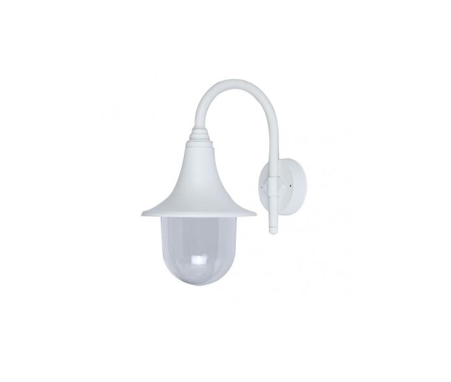 Aplique de exterior policarbonato color blanco serie hinojo 21.7cm