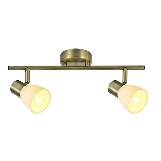 faixa 2 luzes dourada em metal série cholo 36,5cm