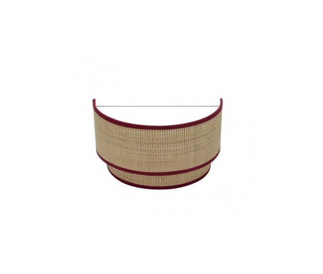 Aplique de pared metal color beige serie roque 30cm