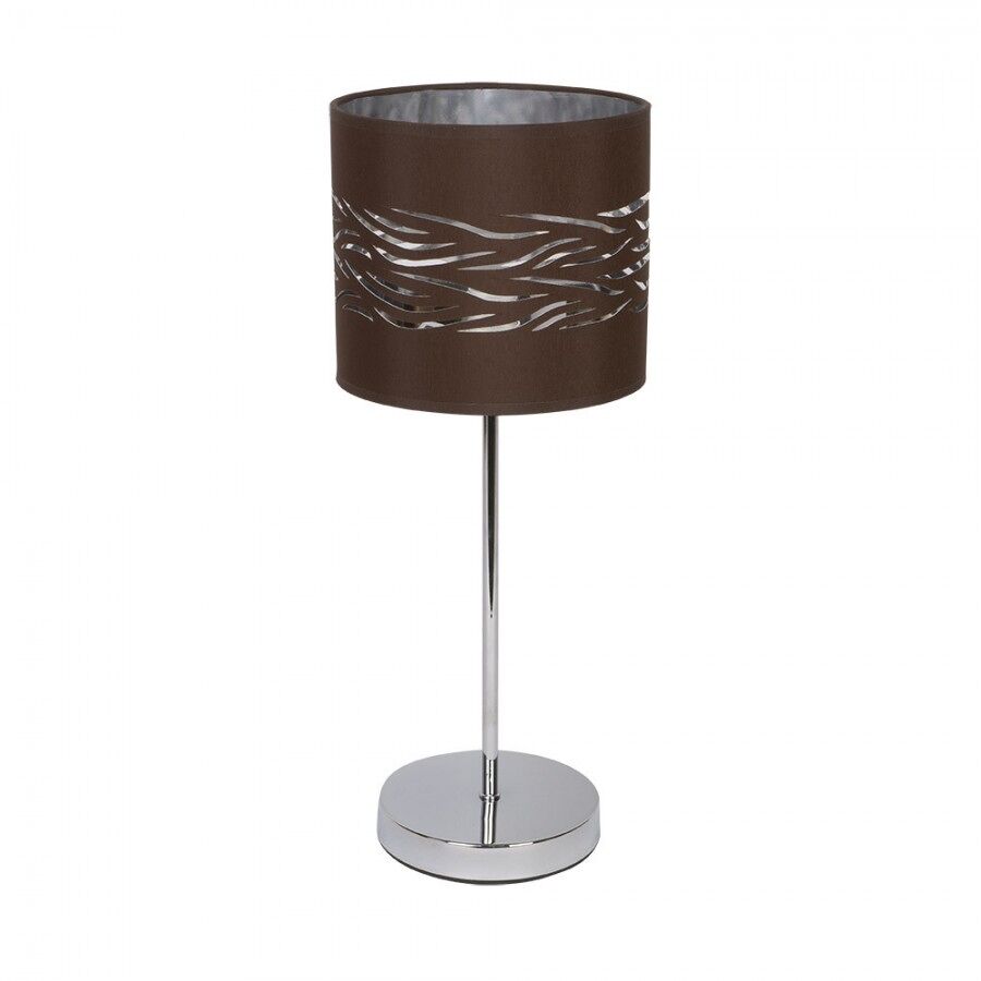 Lampara sobremesa metal color marron serie niebla 17cm