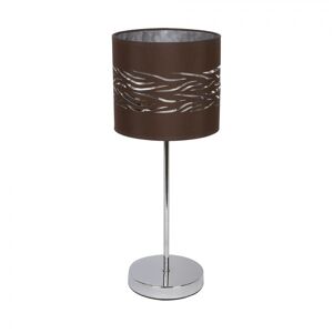 candeeiro de mesa metálico cor castanha serie niebla 17cm