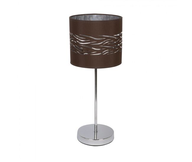 Lampara sobremesa metal color marron serie niebla 17cm