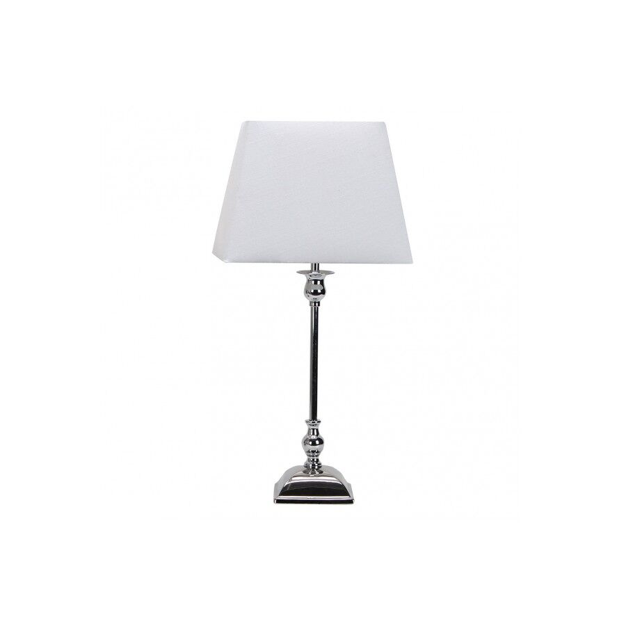 Lampara sobremesa metal color cromo serie percasol 25cm