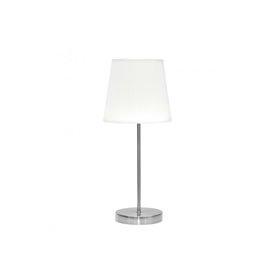 Lampara sobremesa metal color niquel serie maldãvas 20cm
