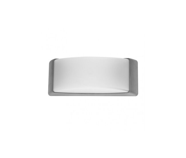 Aplique de exterior policarbonato color gris serie azuki 32cm