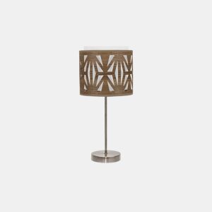 candeeiro de mesa em metal dourado série katerina 17cm