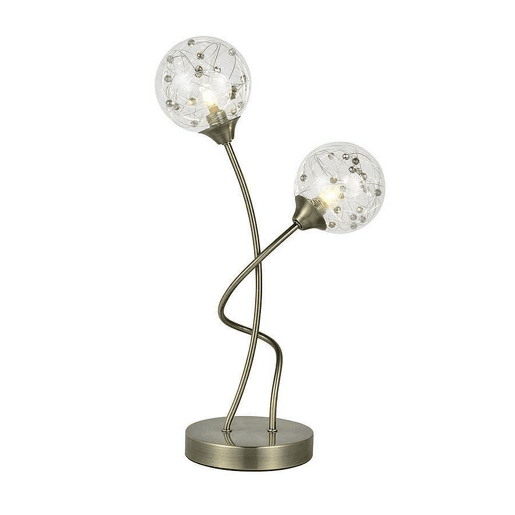candeeiro de mesa série rio de janeiro 24cm metal dourado 24cm