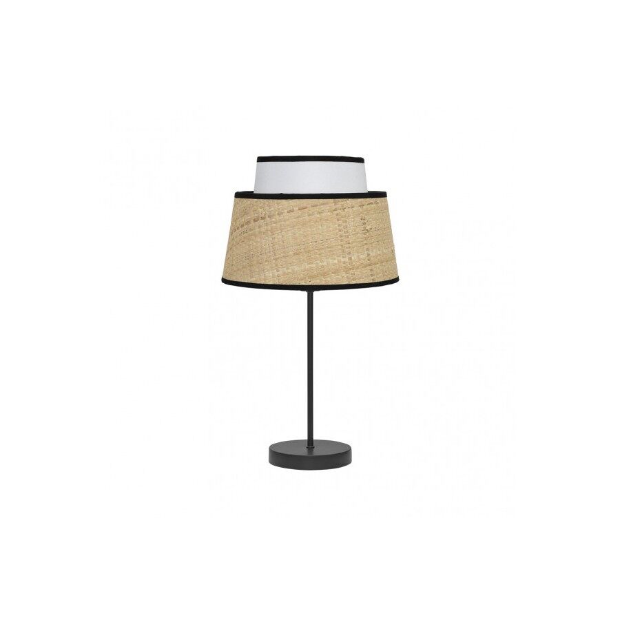 Lampara sobremesa metal color negro serie jia 20cm