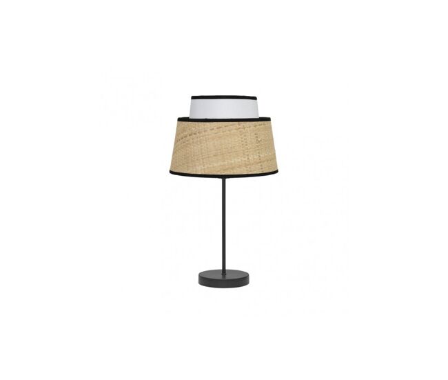 Lampara sobremesa metal color negro serie jia 20cm