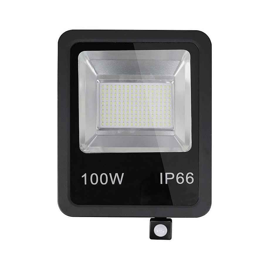 Proyector aluminio color negro serie olivino 28.5cm