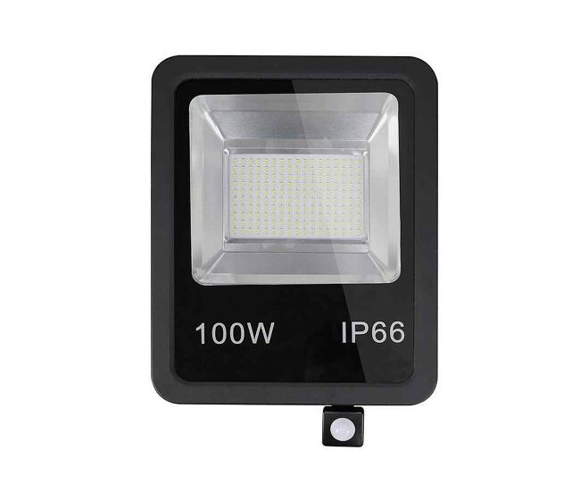 Proyector aluminio color negro serie olivino 28.5cm