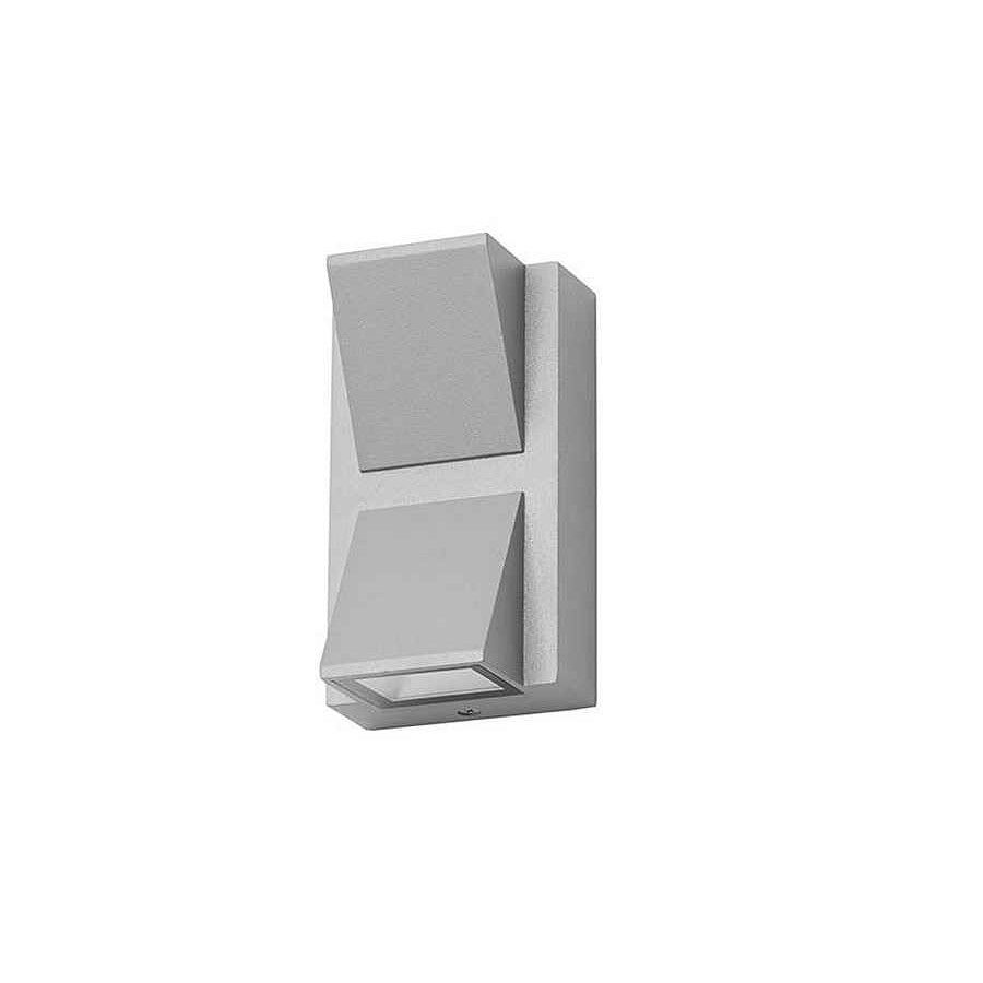 Aplique De Exterior Aluminio Serie Loyd Double