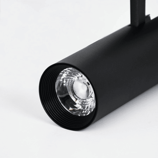 projector para carril de alumínio preto color line pro series x2 9cm