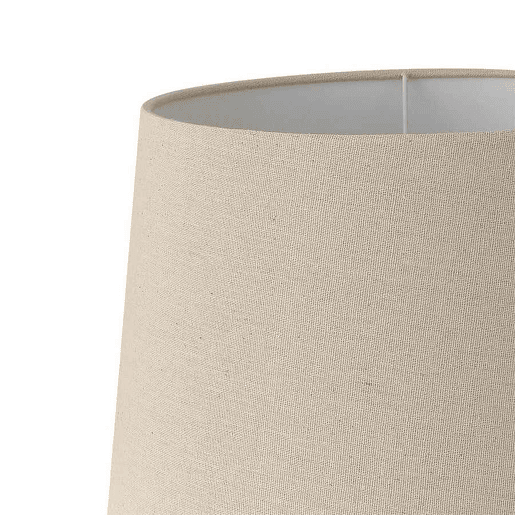 candeeiro de mesa em metal castanho série pearl 33cm