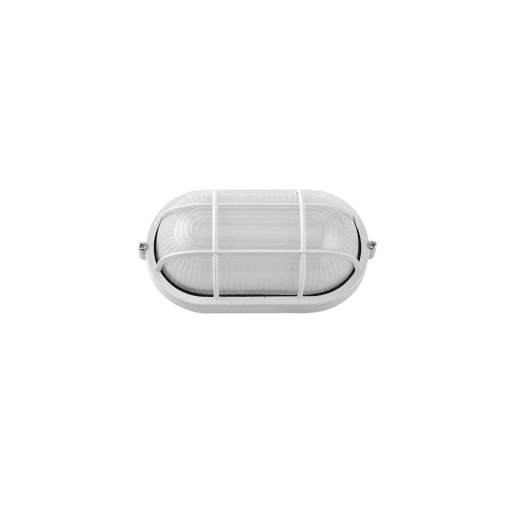 candeeiro de parede exterior em alumínio branco série apus 21cm