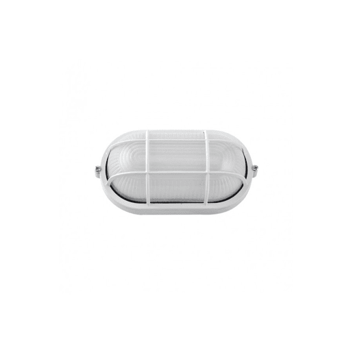 candeeiro de parede exterior em alumínio branco série apus 21cm