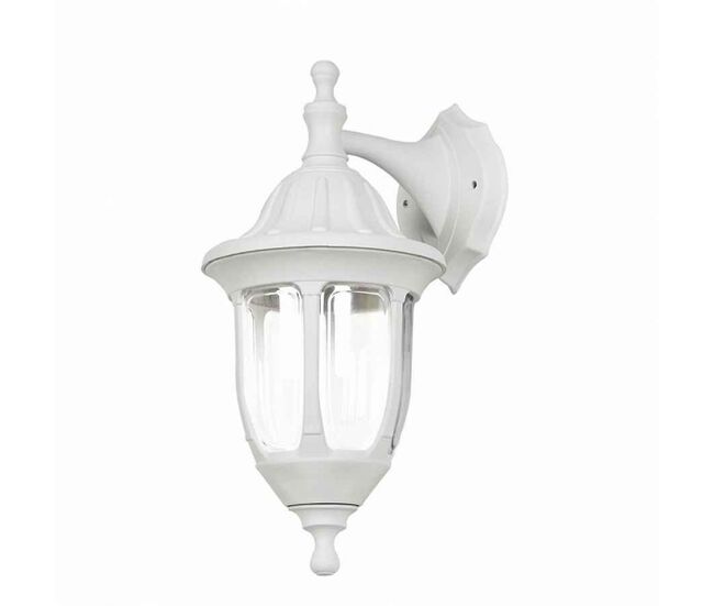 Aplique de exterior policarbonato color blanco serie angelica 16.6cm
