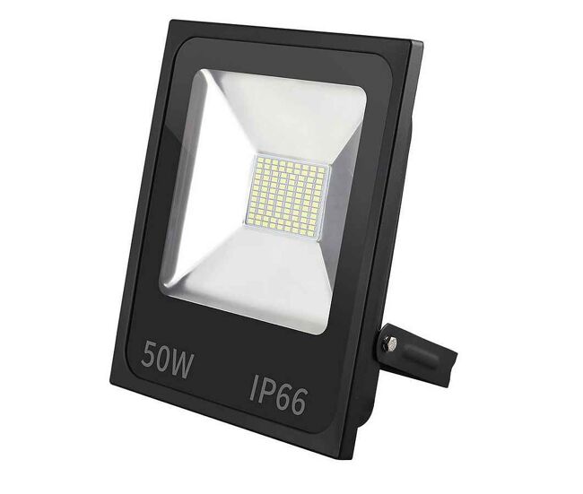 Proyector aluminio color negro serie dacita 24cm