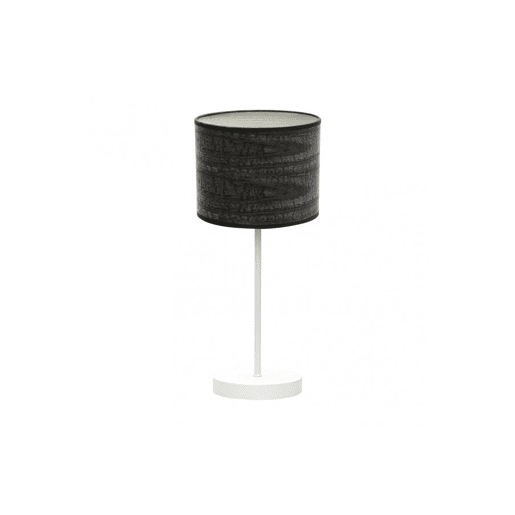 candeeiro de mesa metálico cor branca série jerte 17cm