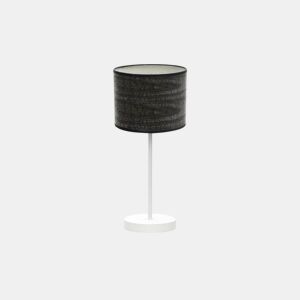 candeeiro de mesa metálico cor branca série jerte 17cm
