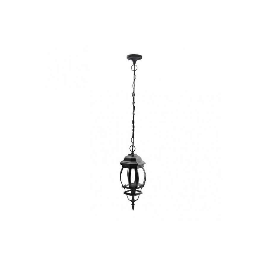 Colgante para exterior aluminio color negro serie caelum 16cm