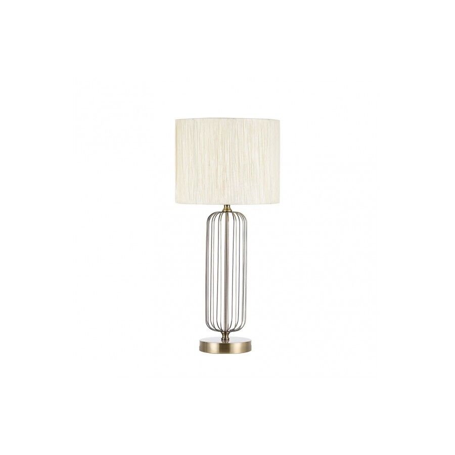 Lampara sobremesa metal color dorado serie mansonia 30cm