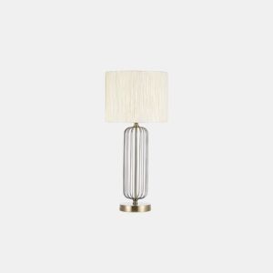 candeeiro de mesa em metal dourado candeeiro de mesa série mansónia 30cm