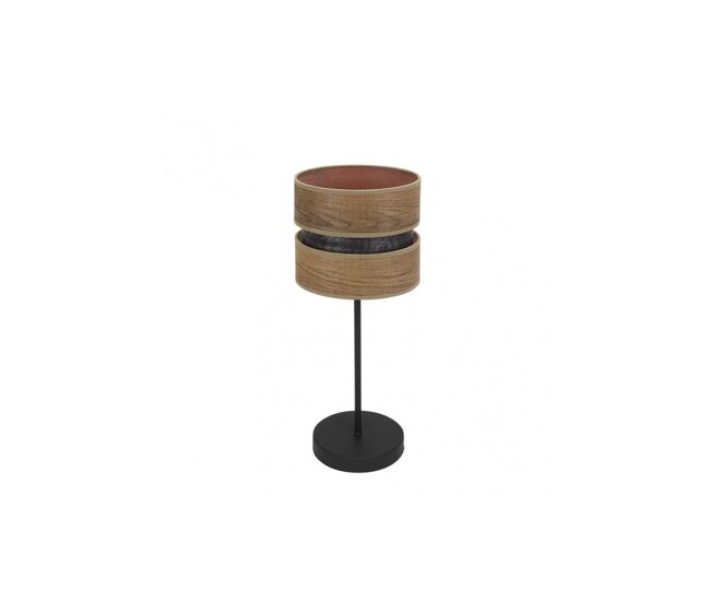 Lampara sobremesa metal color negro serie colet 18cm