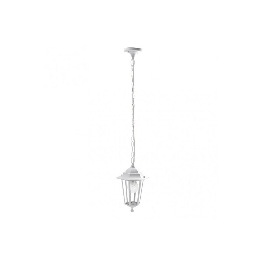Colgante para exterior aluminio color blanco serie auriga 17cm