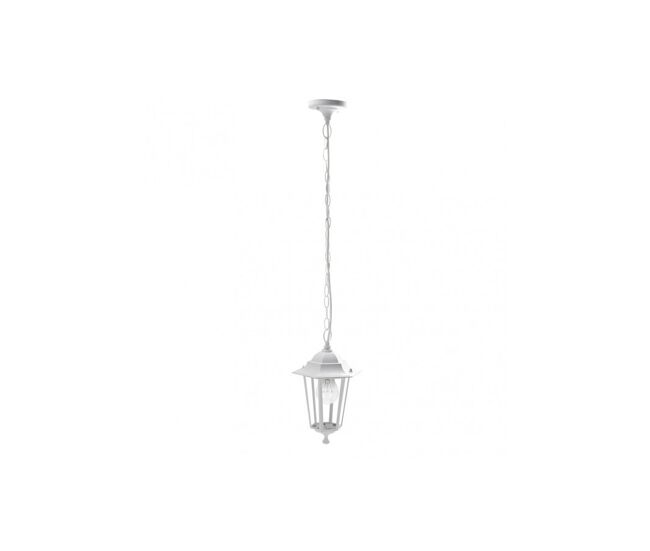 Colgante para exterior aluminio color blanco serie auriga 17cm
