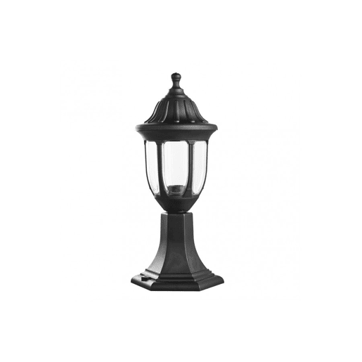 candeeiro de parede de jardim em policarbonato cor preta série angélica 16,6cm candeeiro de parede de jardim em policarbonato cor preta série angélica 16,6cm