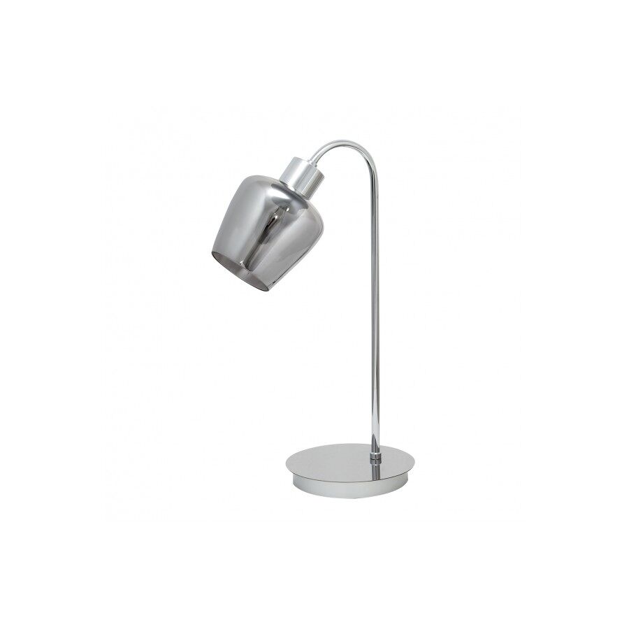 Lampara sobremesa metal color cromo serie soline 18cm