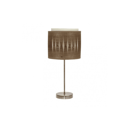 candeeiro de mesa em metal dourado série alexandra 17cm