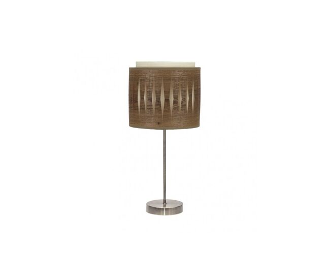 Lampara sobremesa metal color dorado serie alexandra 17cm