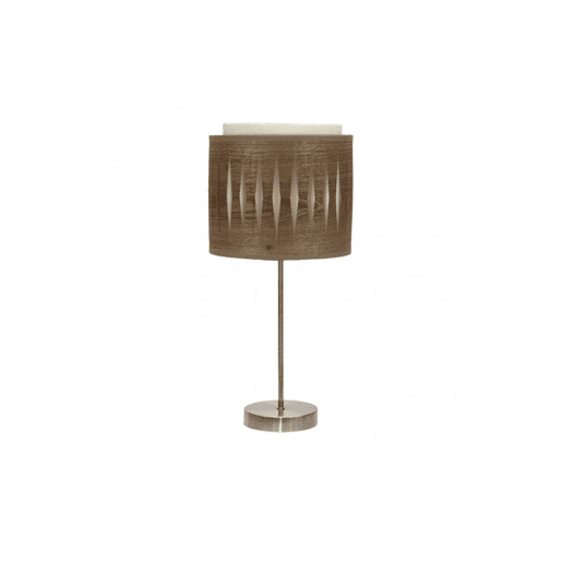 candeeiro de mesa em metal dourado série alexandra 17cm