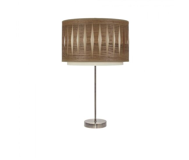 Lampara sobremesa metal color dorado serie alexandra 30cm
