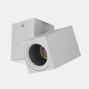 projector de alumínio cor branca série nerja 12,3cm